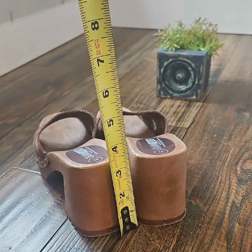 The Leather Co. Brown Suede Women's Mules Made‎ In Italy - Picture 6 of 9